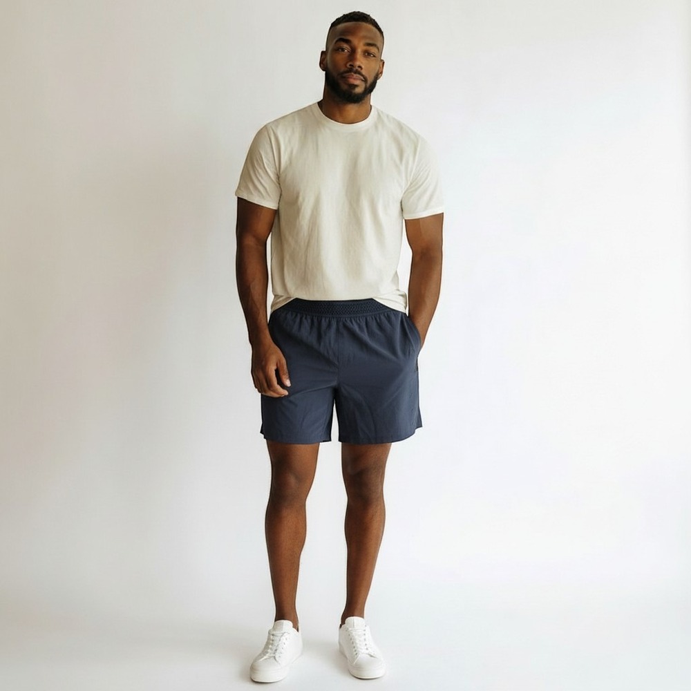 Ten Thousand The Session Short Mens Small Blue 5" Inseam NWOT Athletic Gym